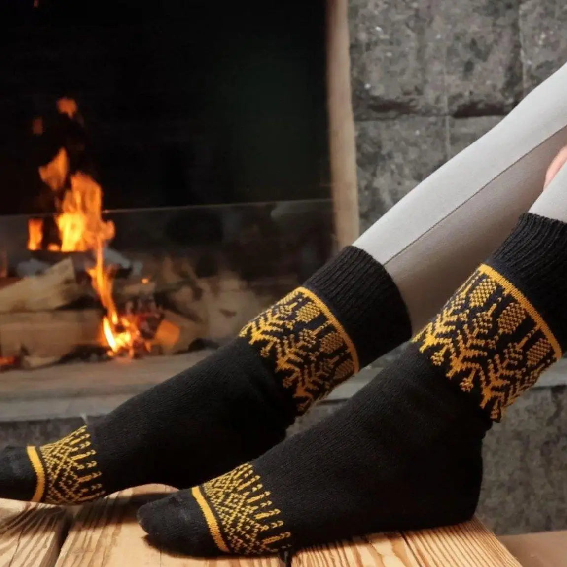 Nordic Yule Merino Wool Socks