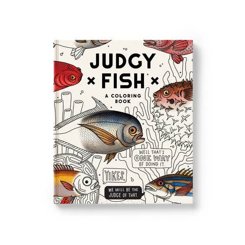 Judgy Fish Coloring Book