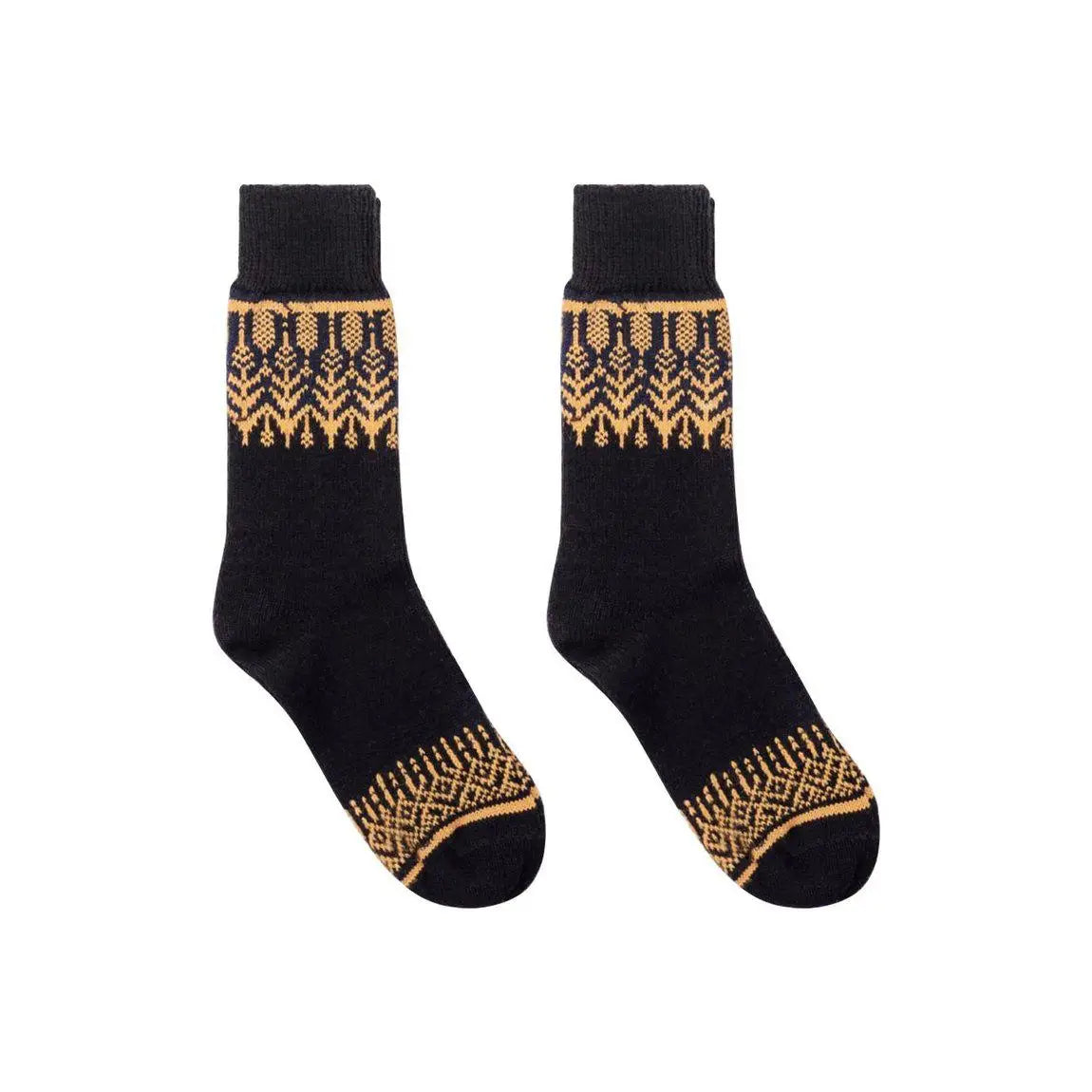 Nordic Yule Merino Wool Socks - Out of the Blue