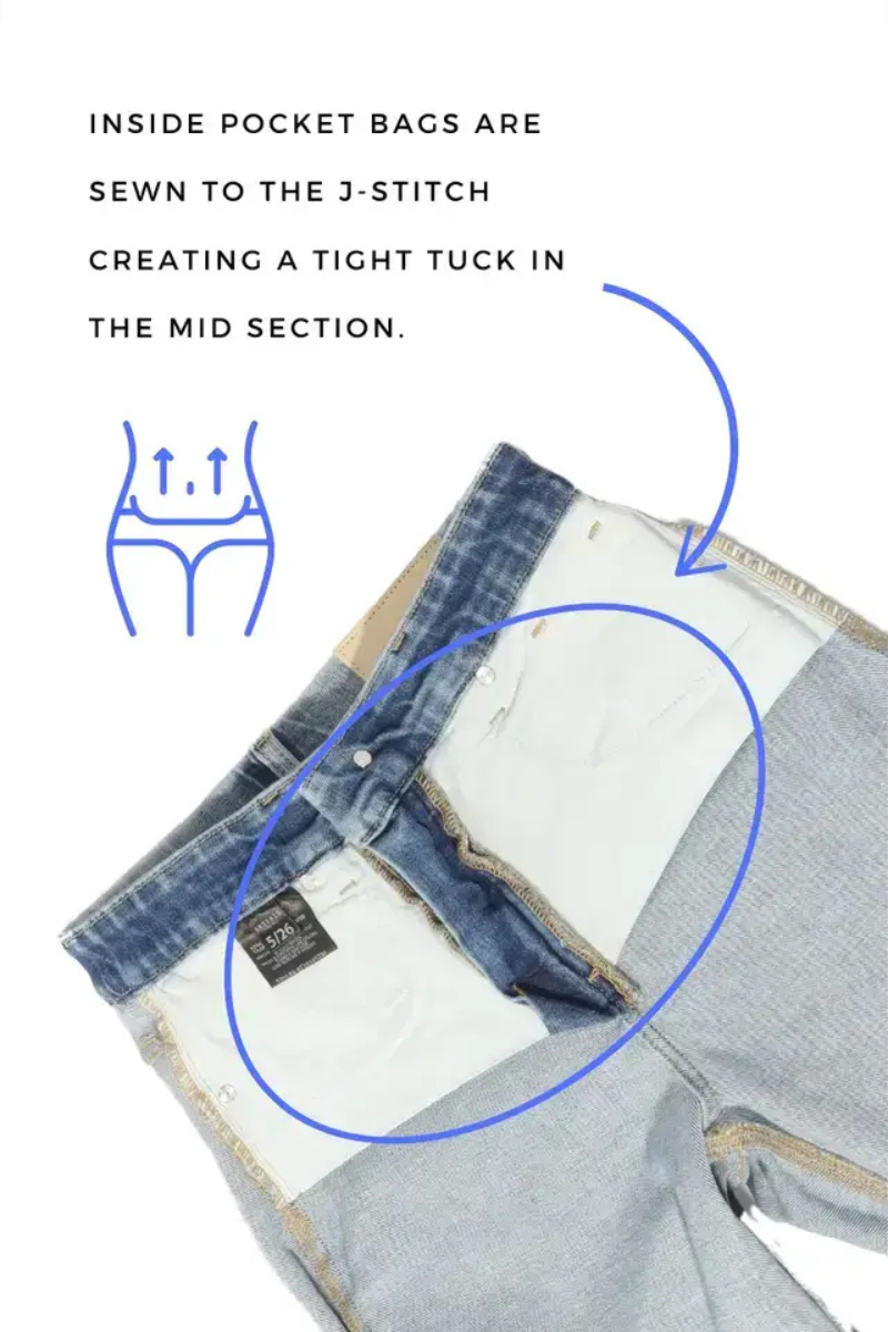 Tummy Control High Rise Relaxed Holly Flare Jeans - Out of the Blue
