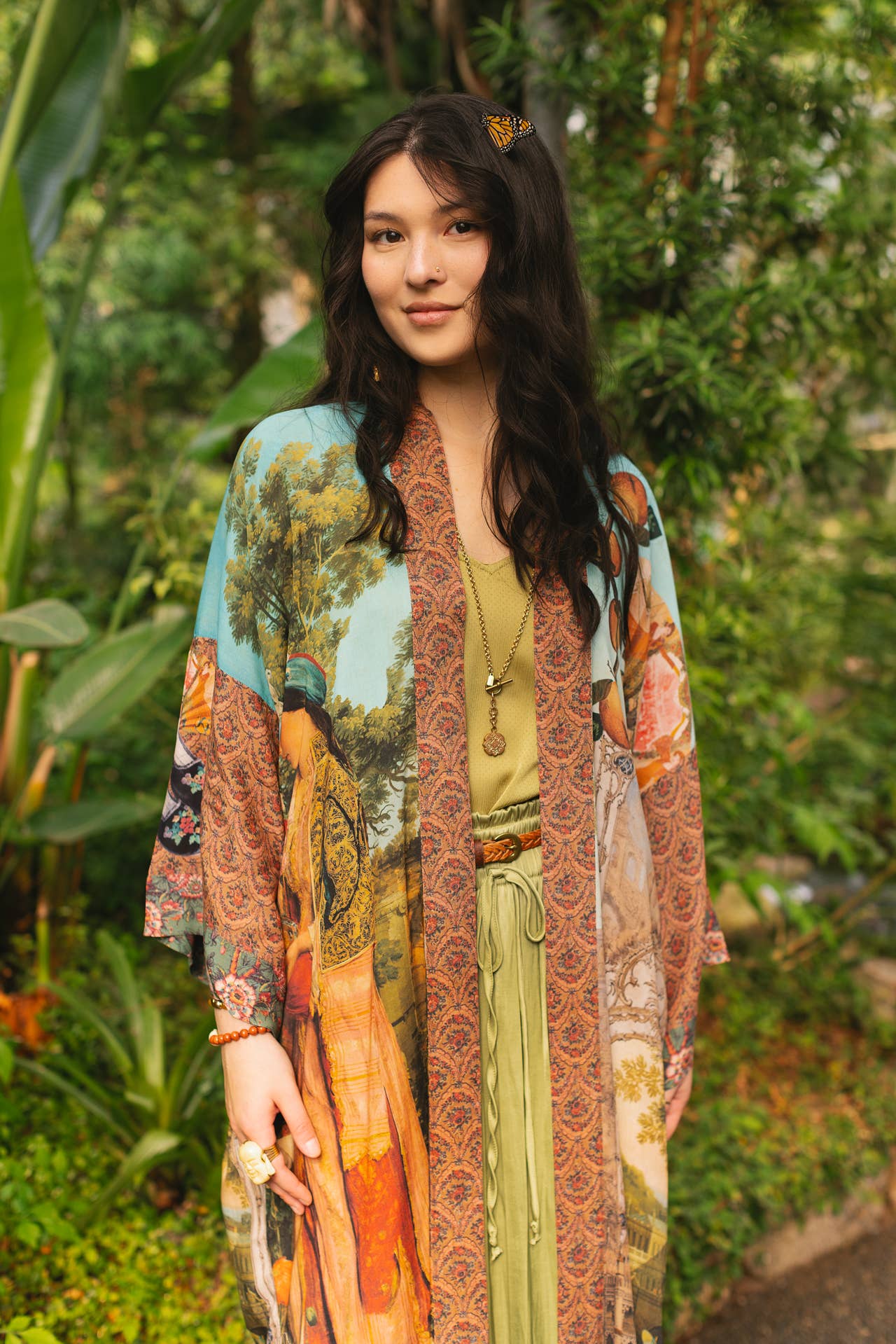 Secret Garden Long Duster - Out of the Blue