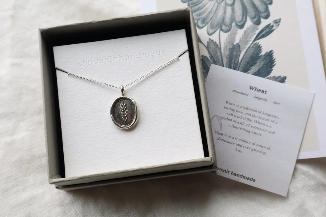 Mini Wheat Talisman - Out of the Blue