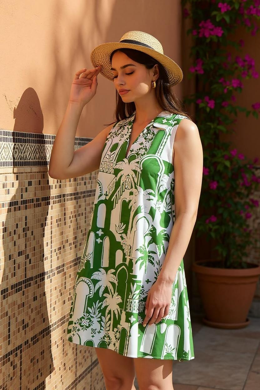 Nala City Shift Dress - Out of the Blue