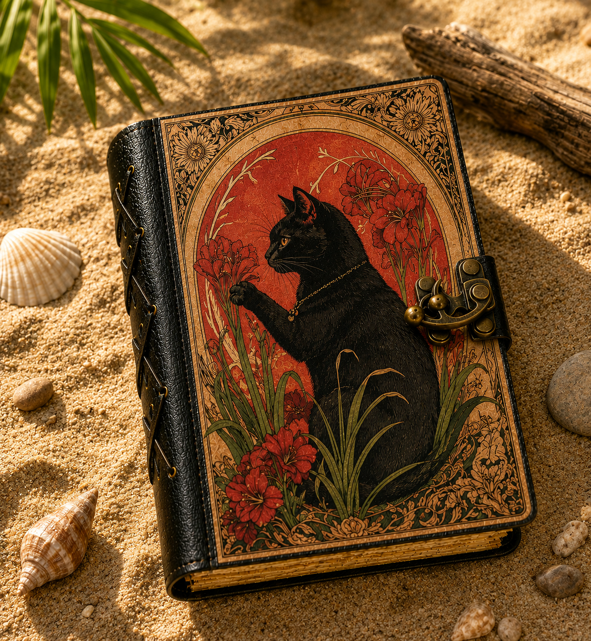 Cat Leather Journal
