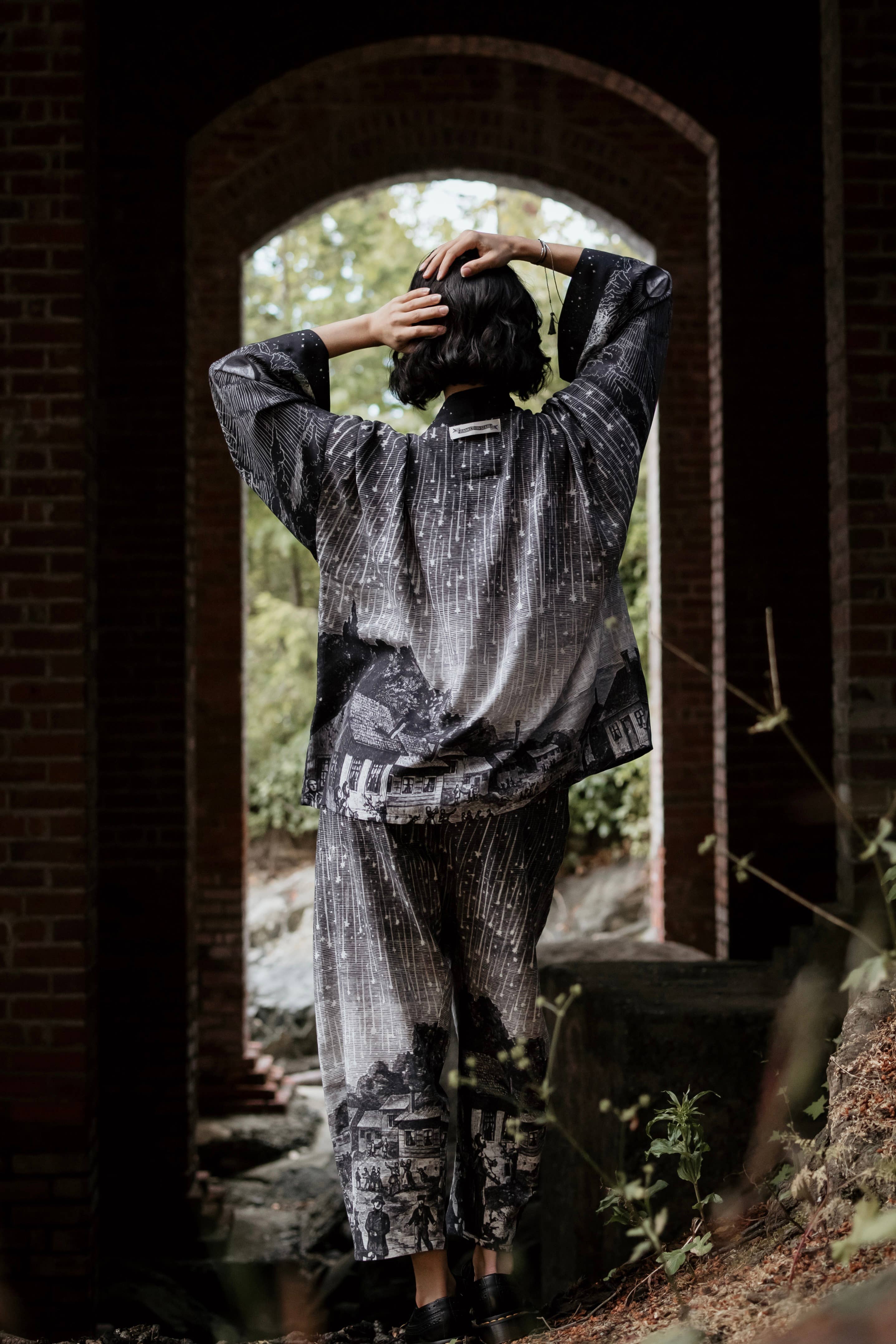 Stargazer Cropped Jacket - Out of the Blue