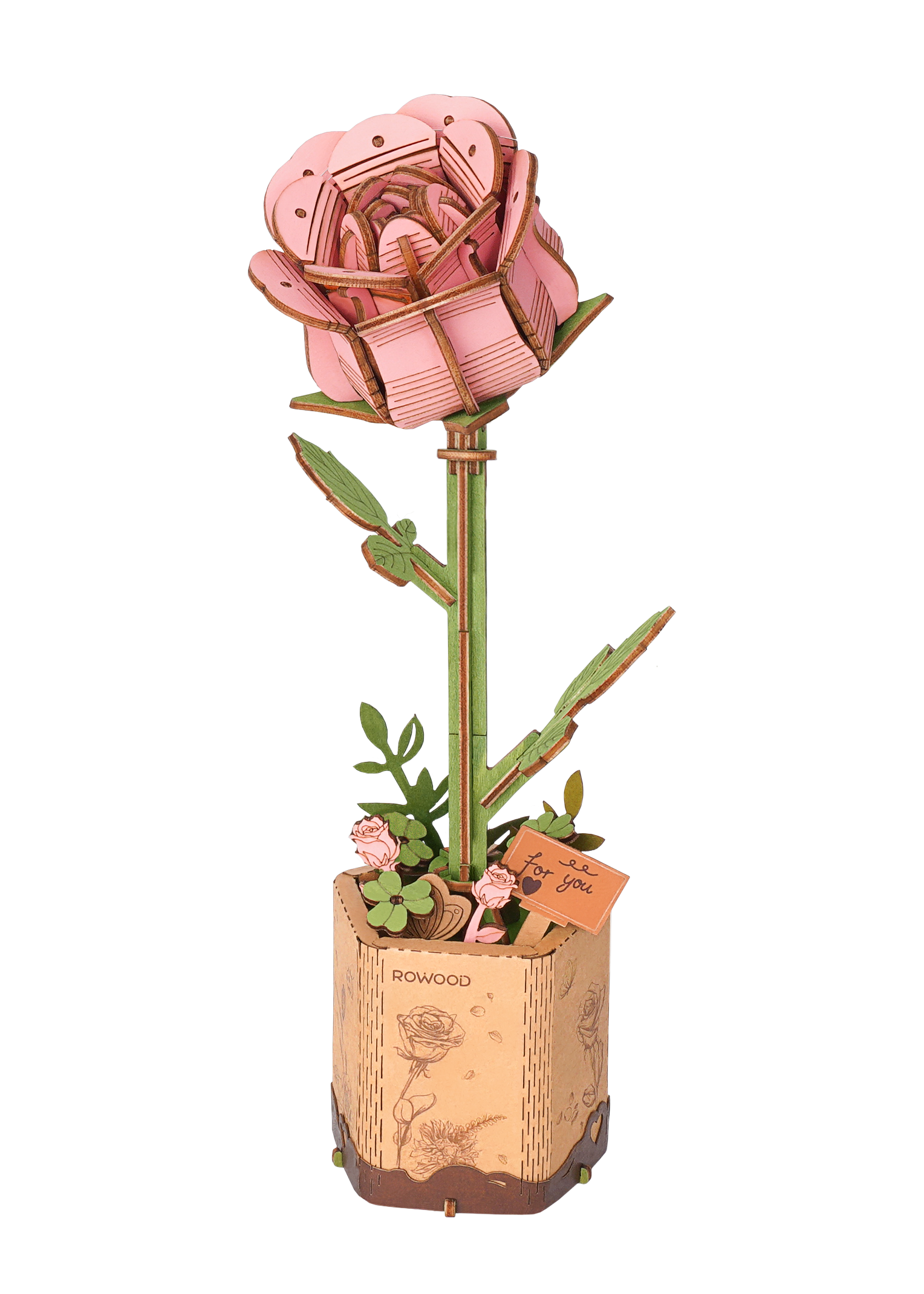 3D Wooden Flower Puzzle Bundle Pack - Out of the Blue