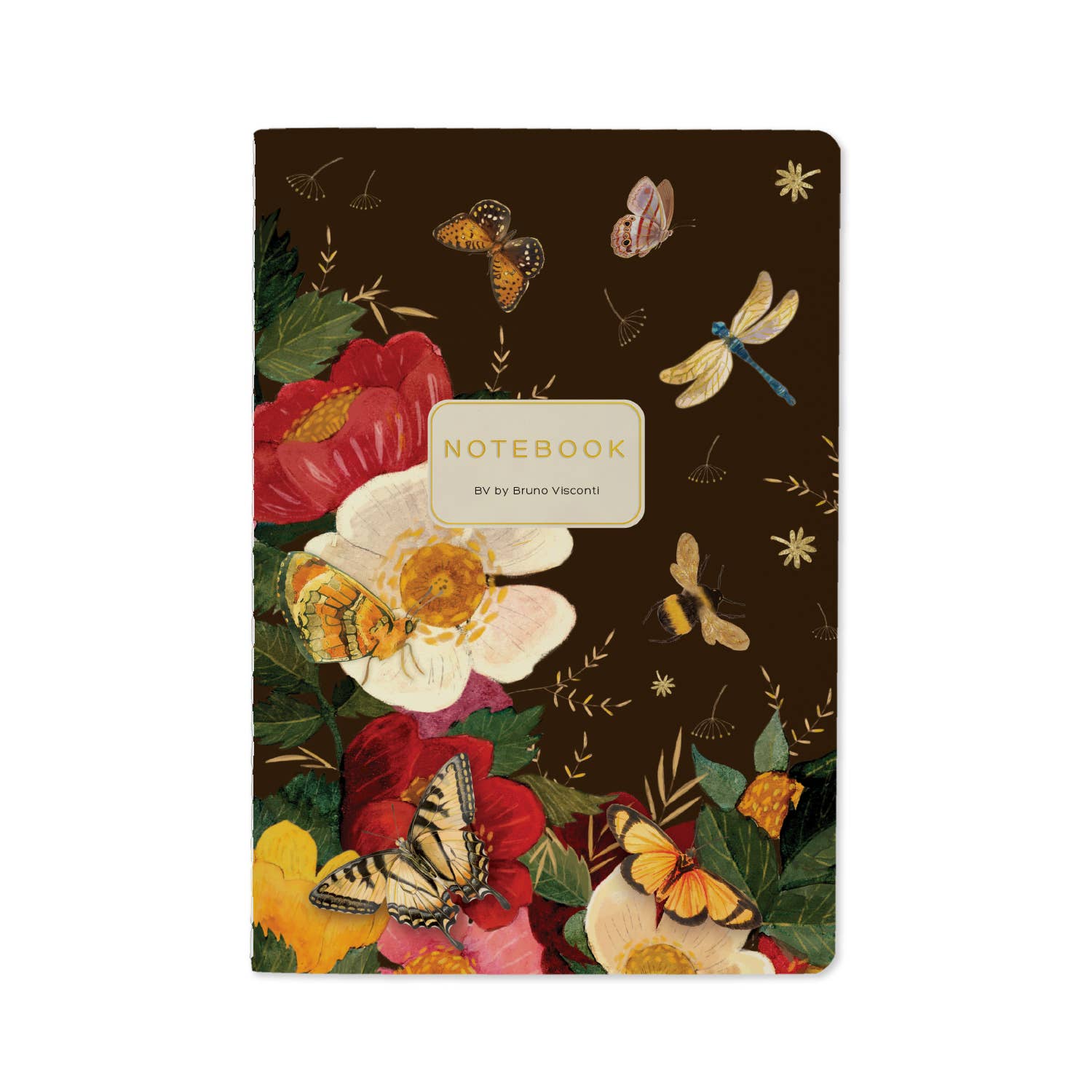 Butterflies and Peonies notebook