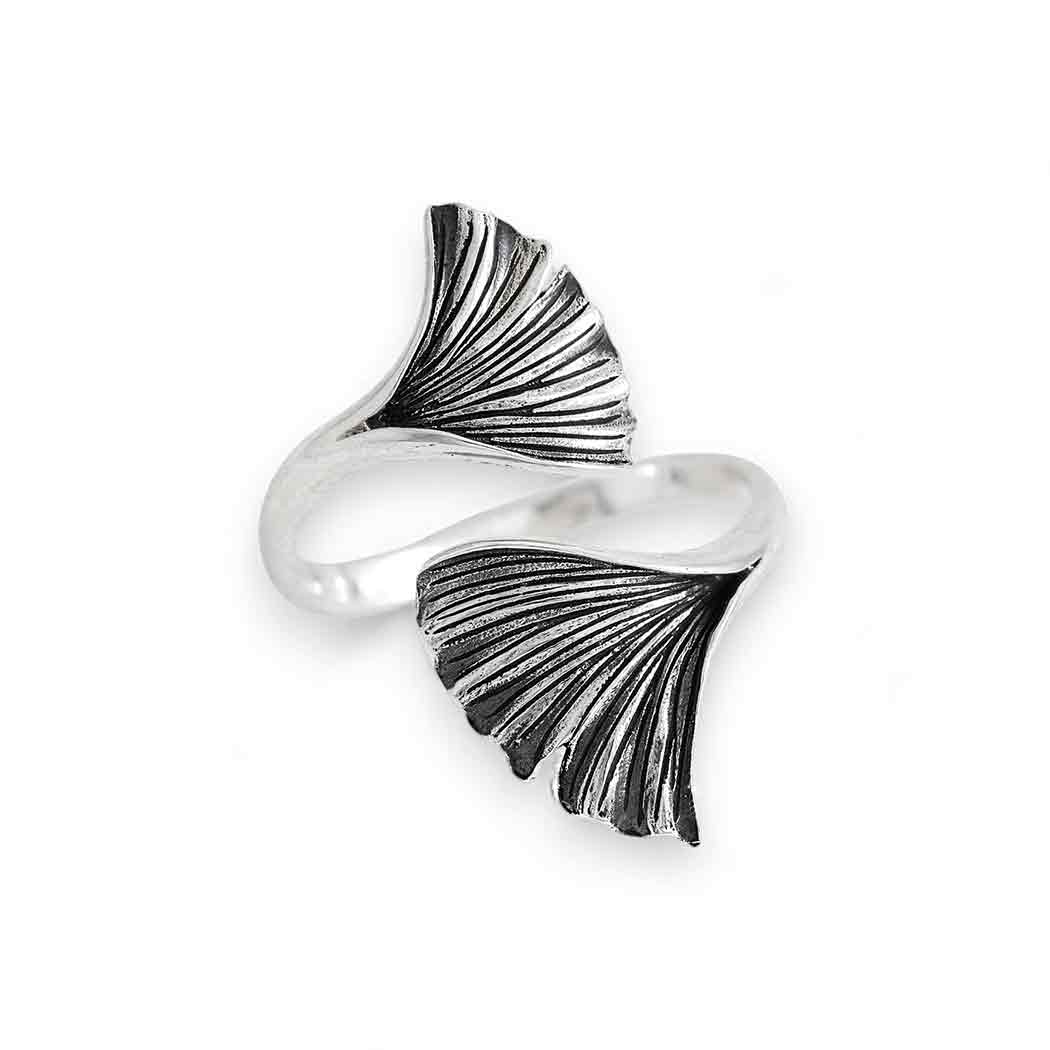 Adjustable Ginkgo Leaf Ring (Copy) - Out of the Blue