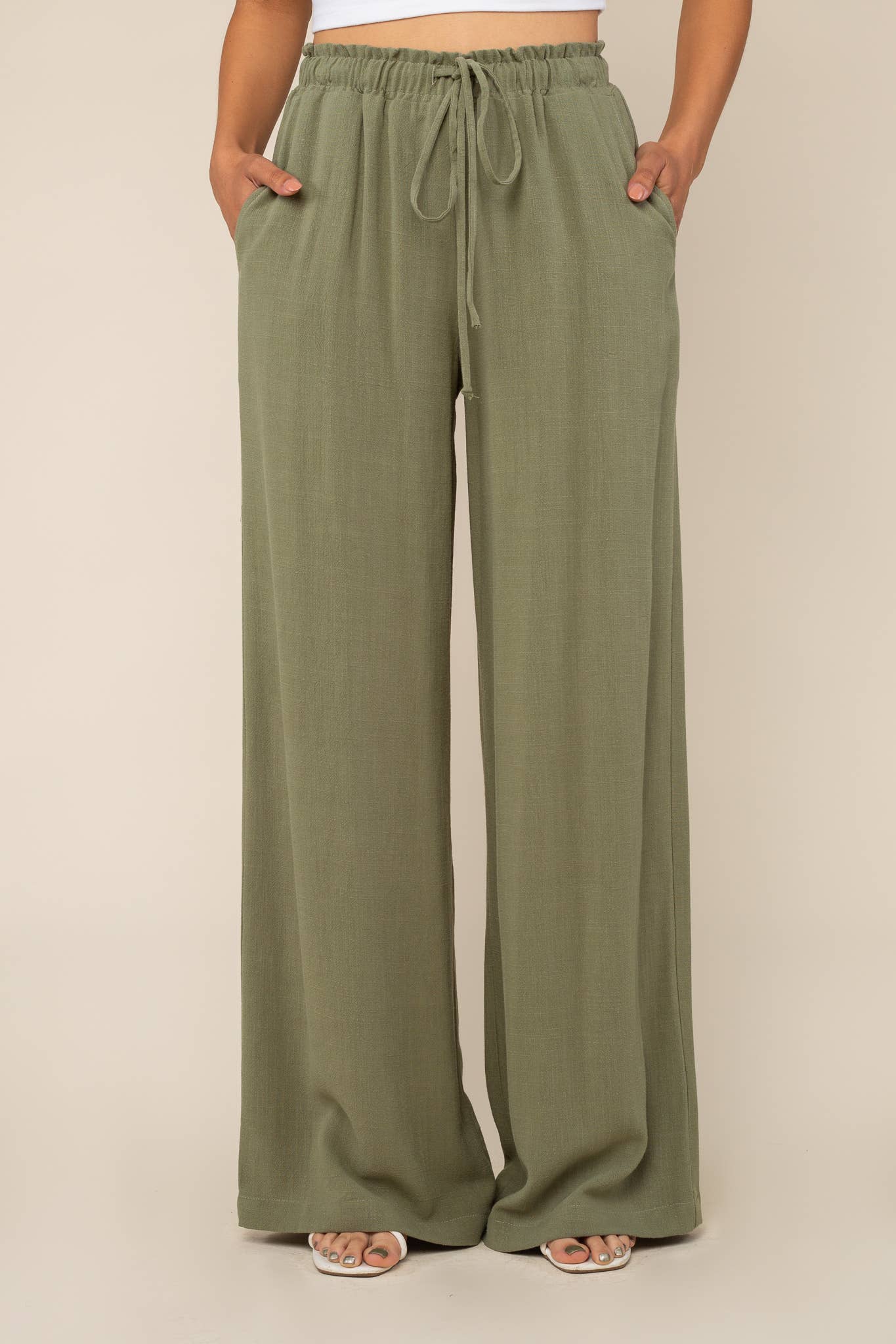 Cove Linen Pant - Out of the Blue