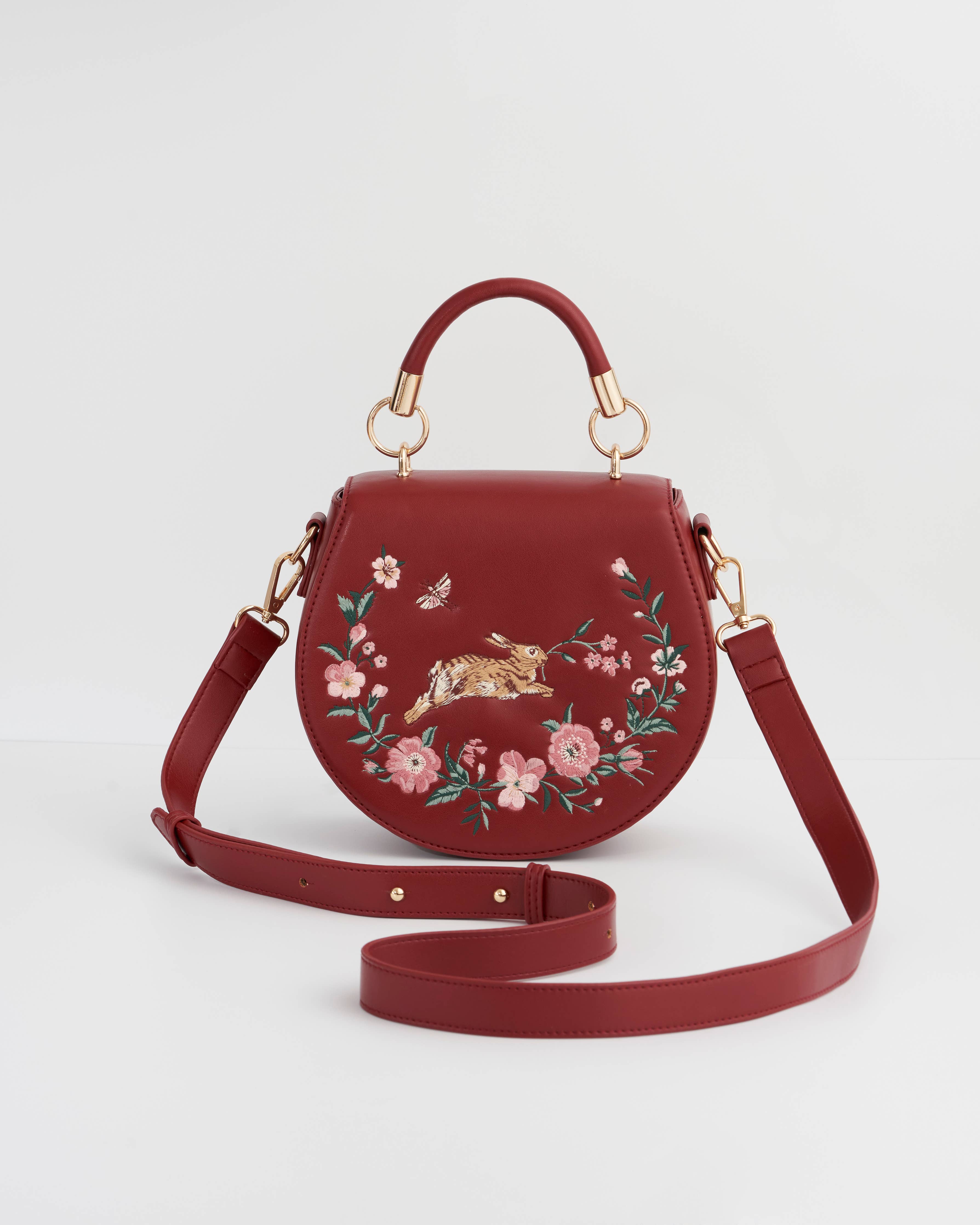 Running Bunny Saddle Purse - Out of the Blue