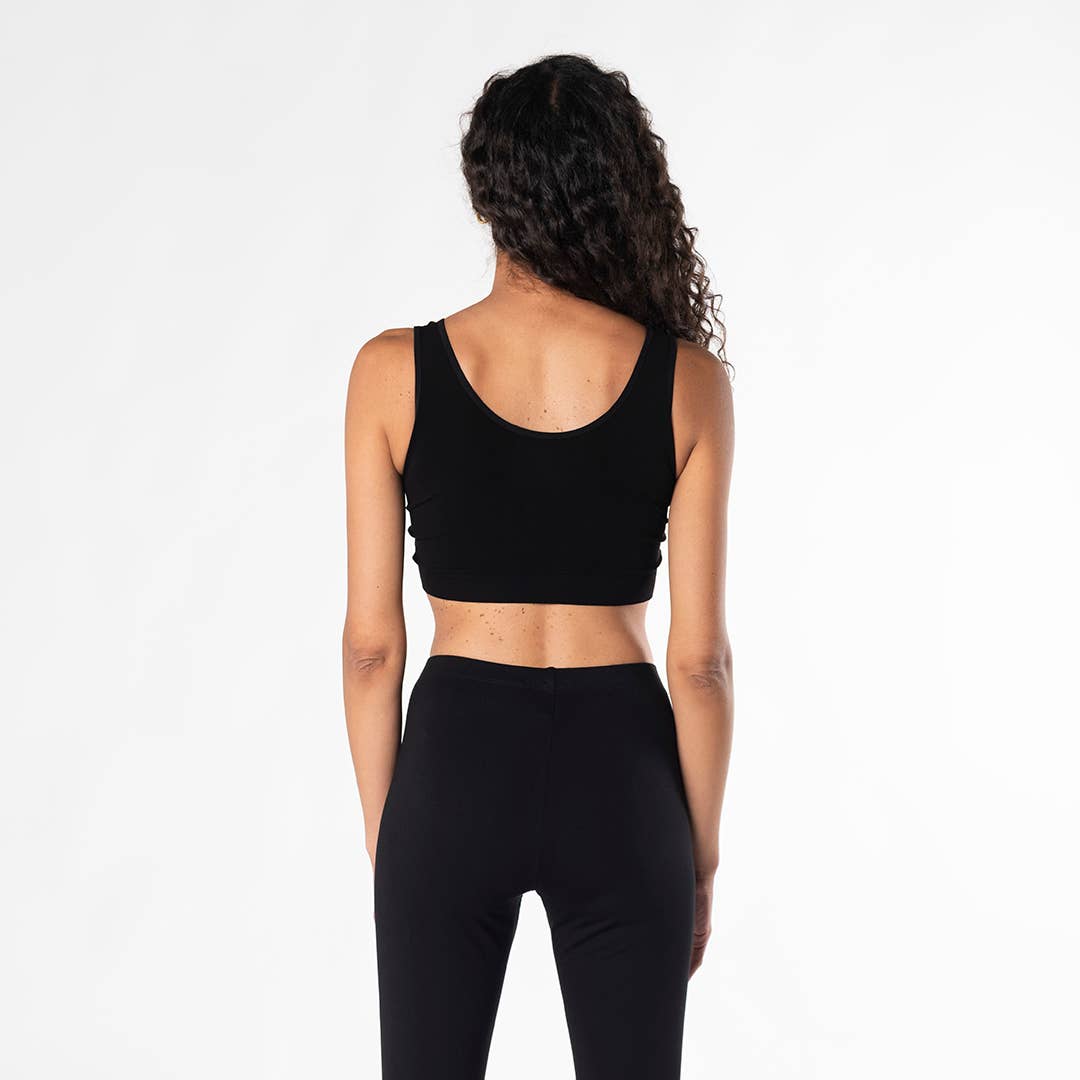 Essential Bamboo Bralette - Black - Out of the Blue
