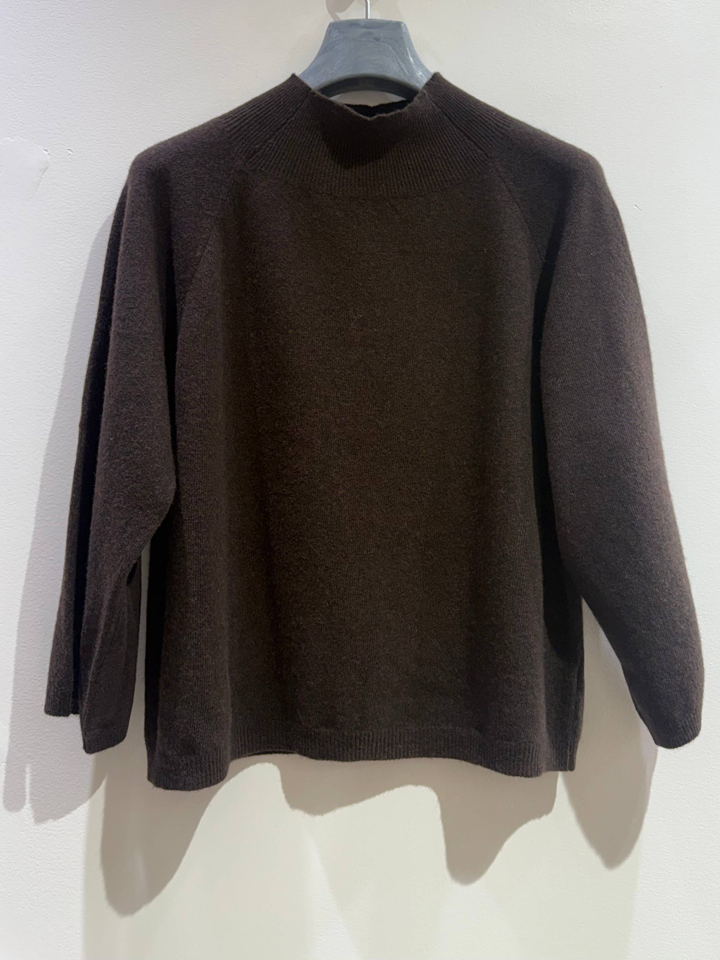 Hillary High Neck Merino Pullover