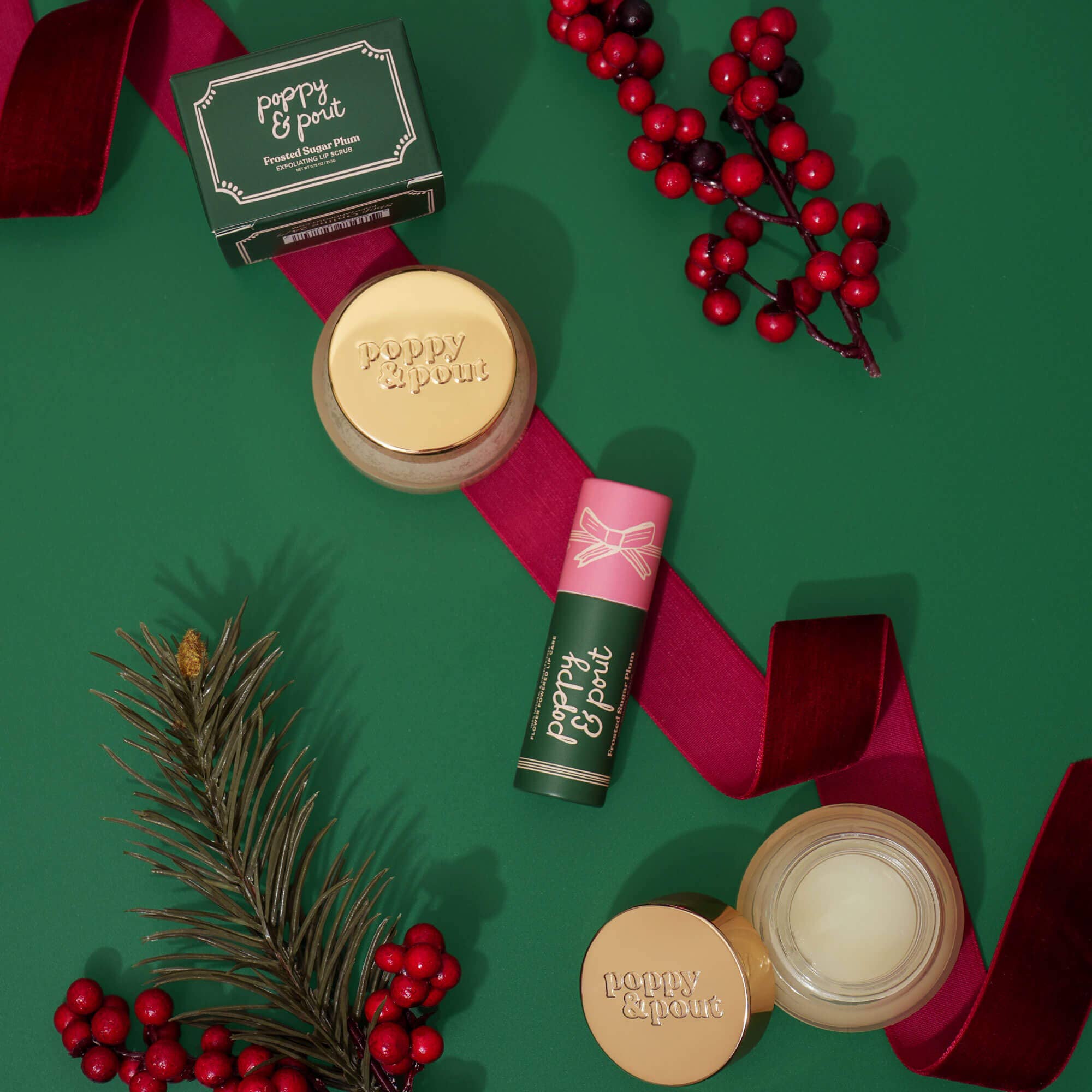Limited Edition, Lip Balm, Holiday, Frosted Sugar Plum - Out of the Blue
