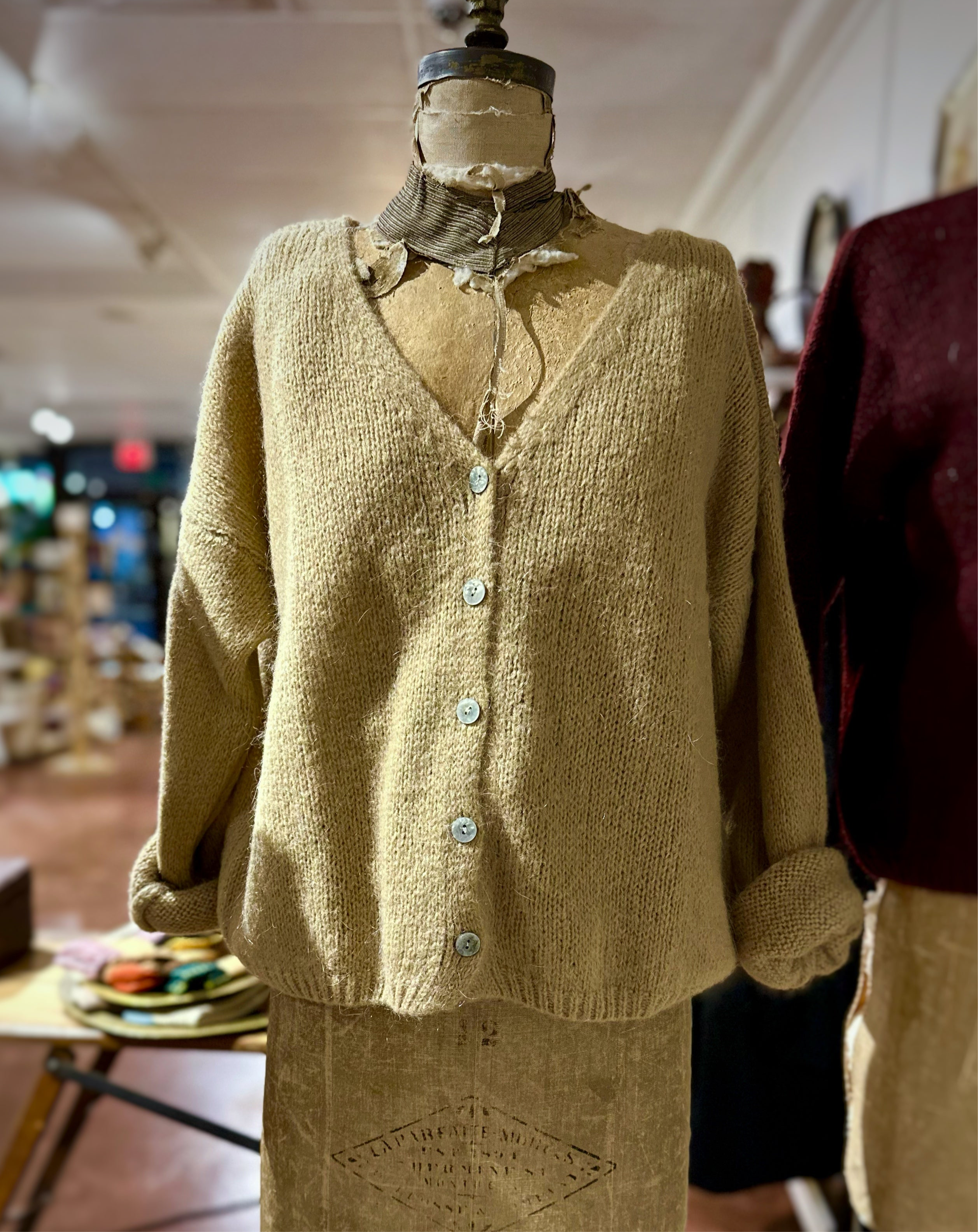 Mohair Cardigan - Out of the Blue