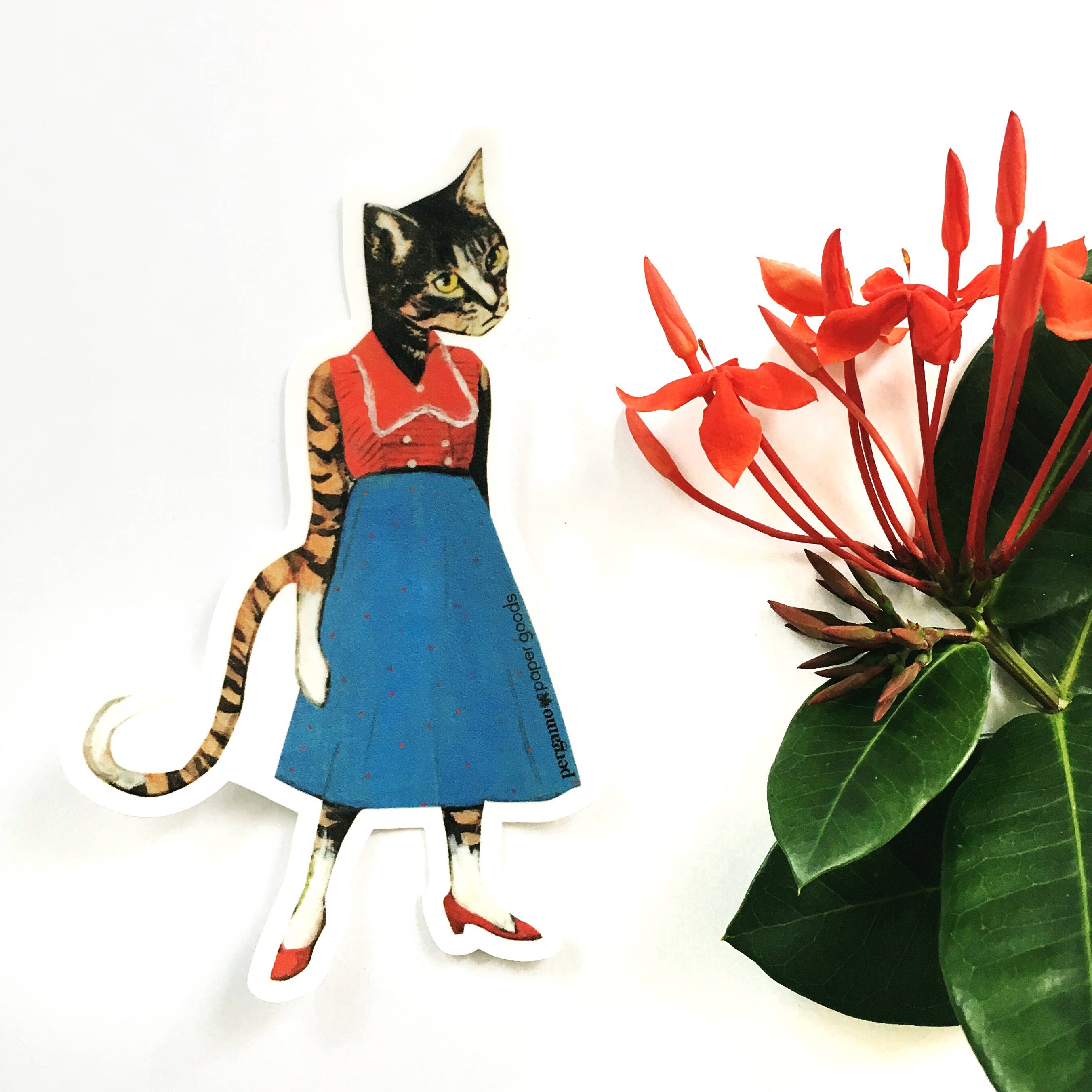 Cat Lady Sticker - Out of the Blue