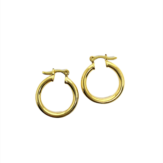 18k Gold Filled Hoop Earrings
