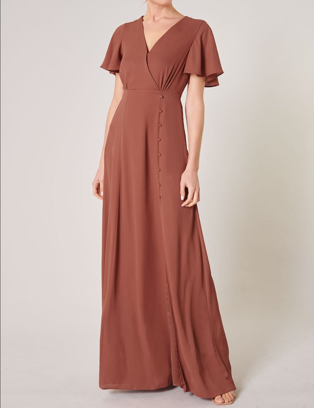 Flutter Sleeve Maxi - Out of the Blue