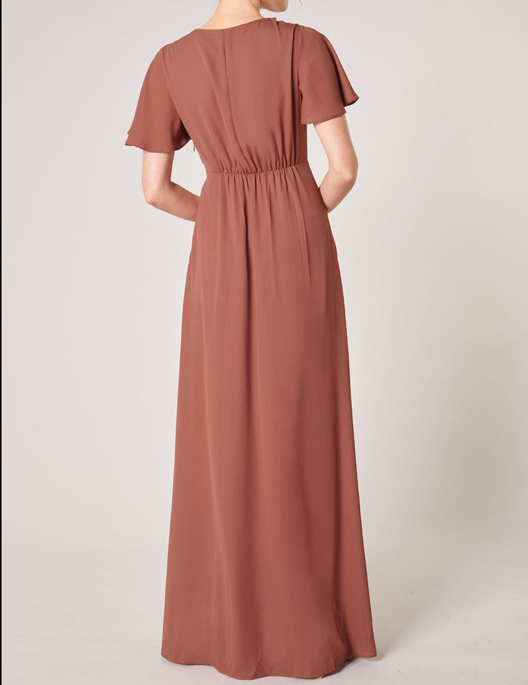 Flutter Sleeve Maxi - Out of the Blue