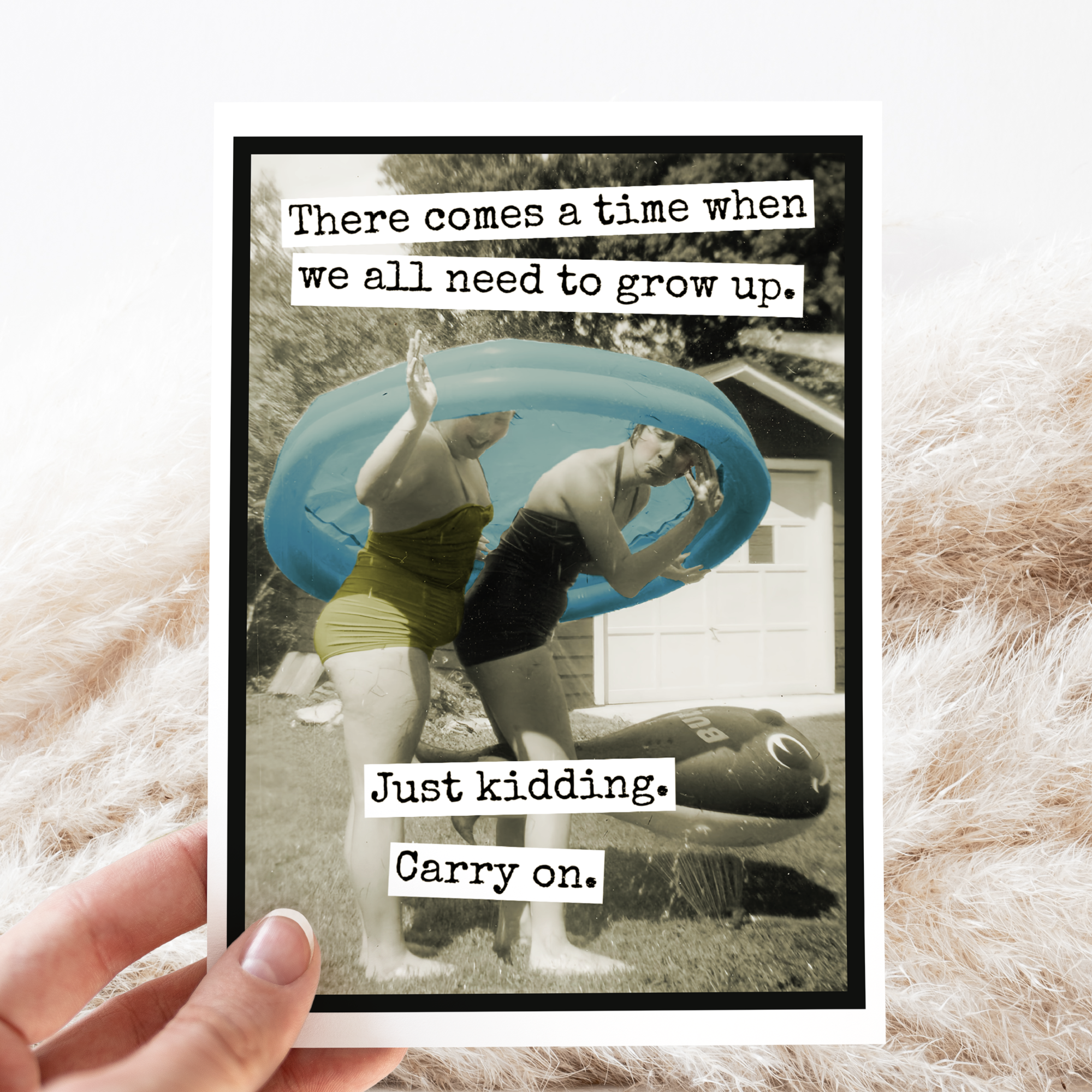 Carry On ..Birthday Card