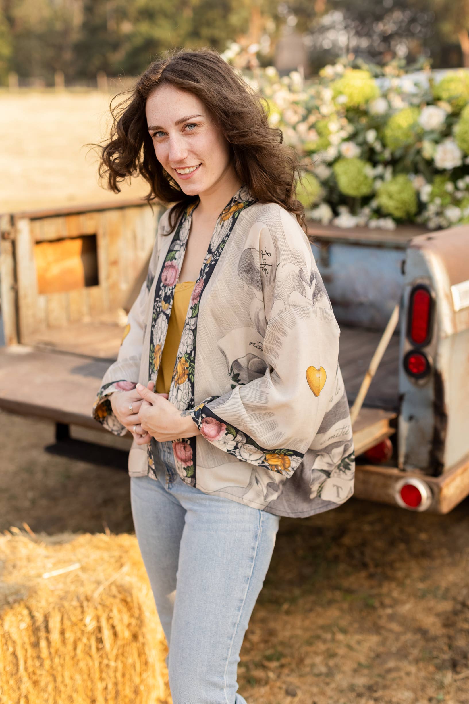 Take My Hand Bamboo Jacket - Out of the Blue