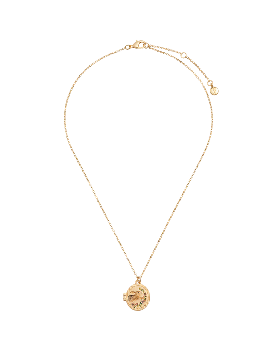 RUNNING BUNNNY LOCKET