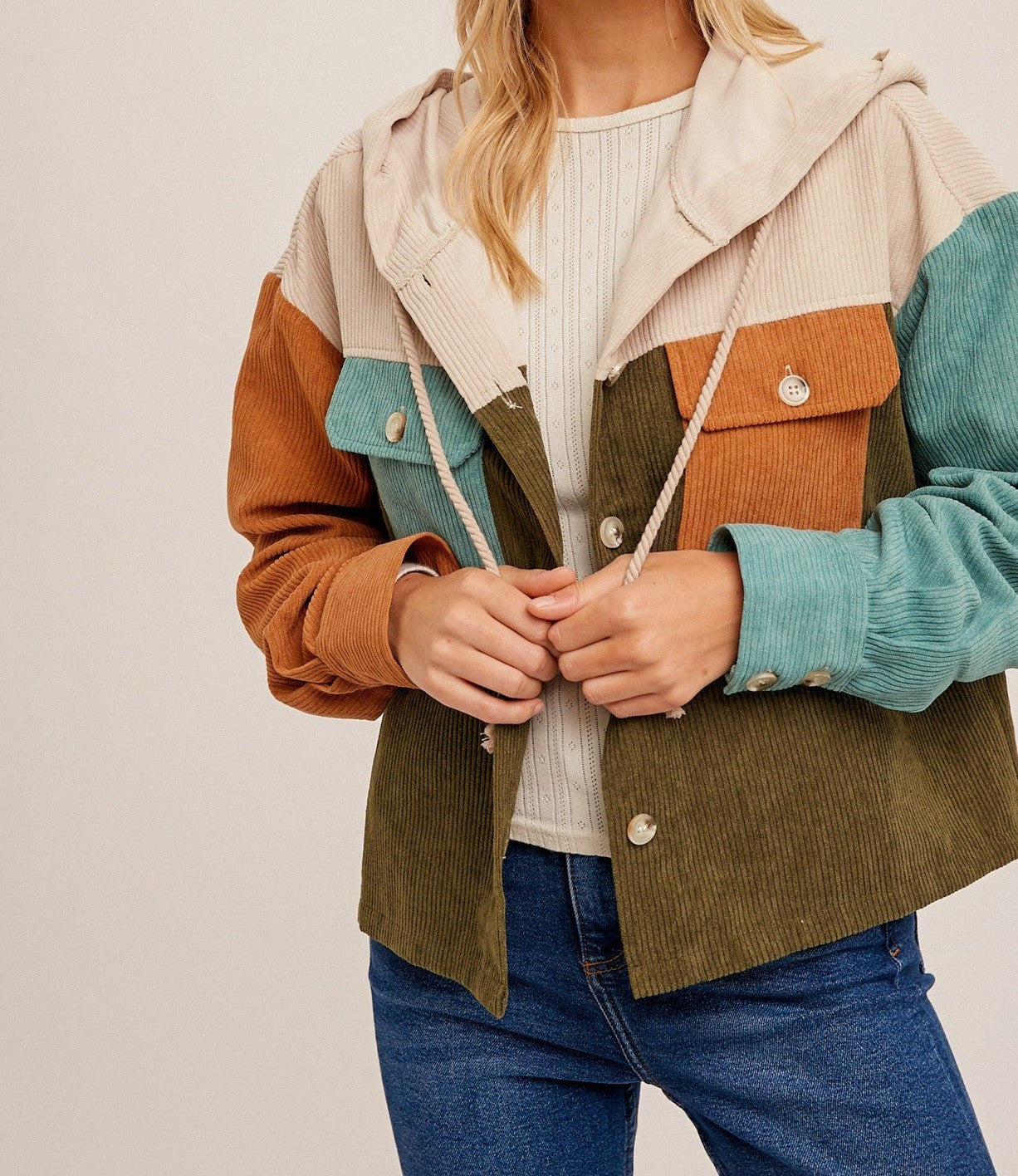 Cropped Jacket - Out of the Blue