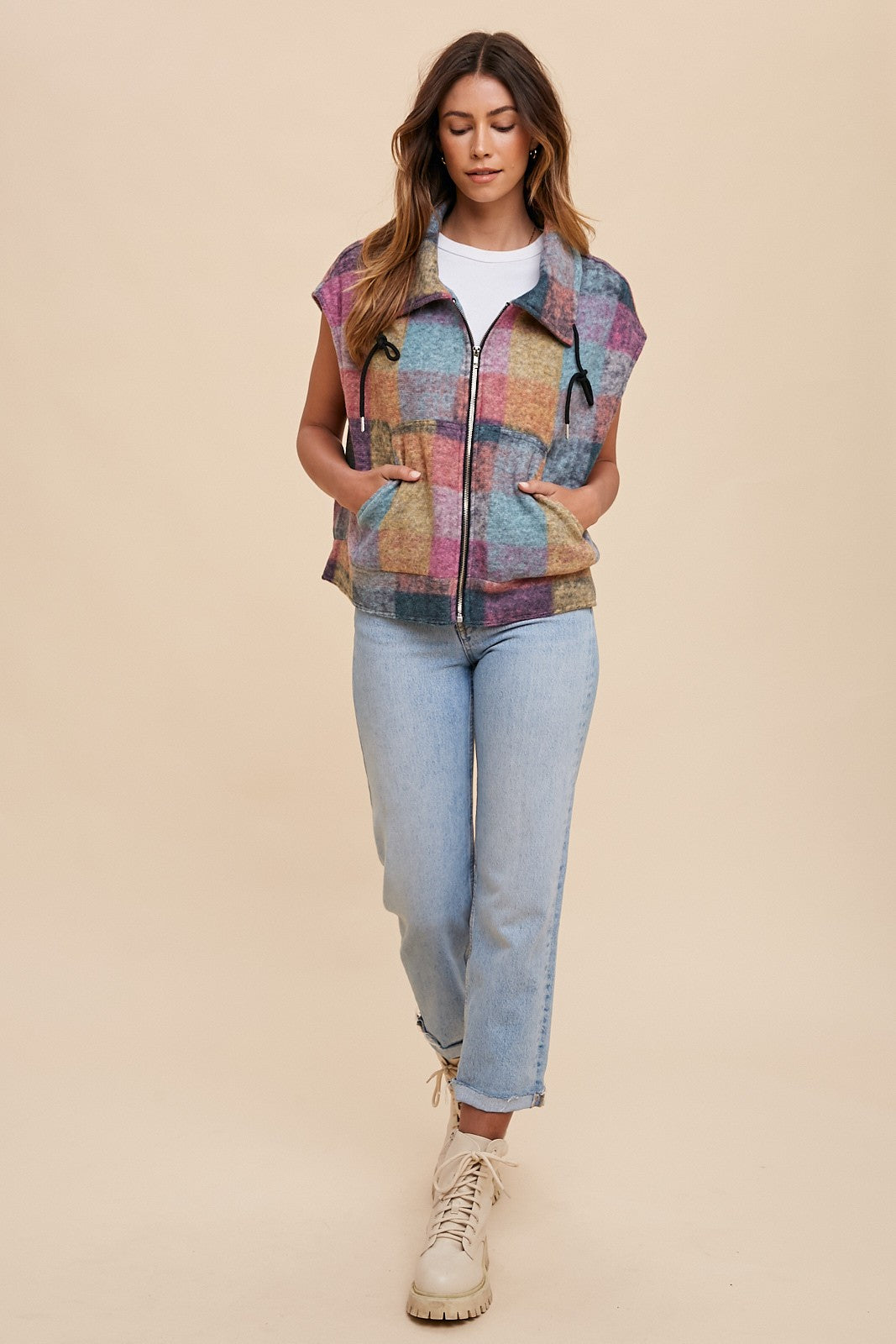 Loose Fit Vest - Out of the Blue