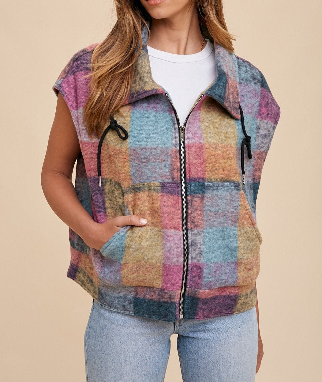 Loose Fit Vest - Out of the Blue