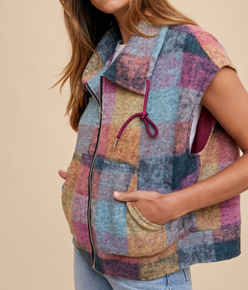 Loose Fit Vest - Out of the Blue