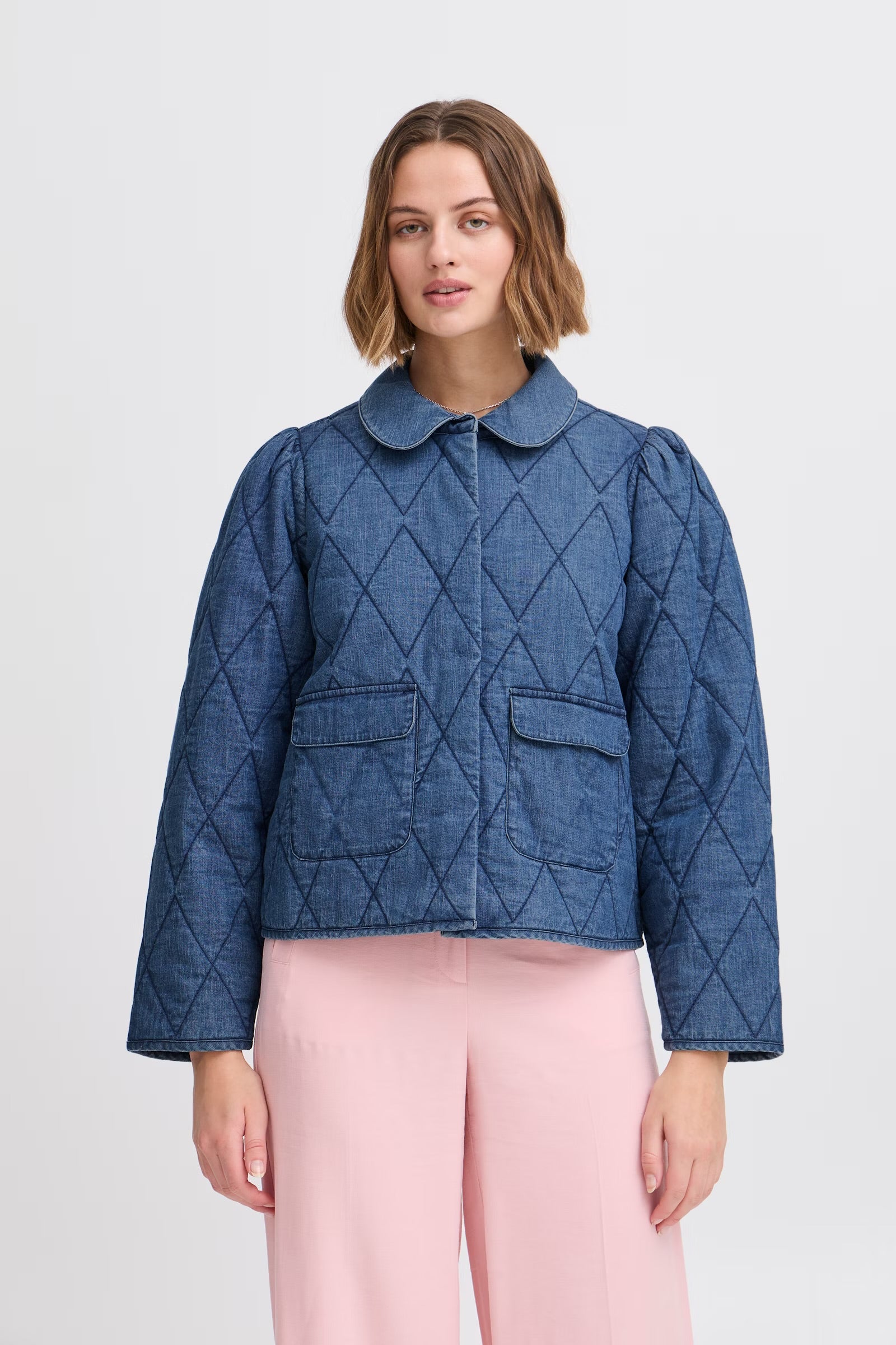 Denim Quilted Jacket
