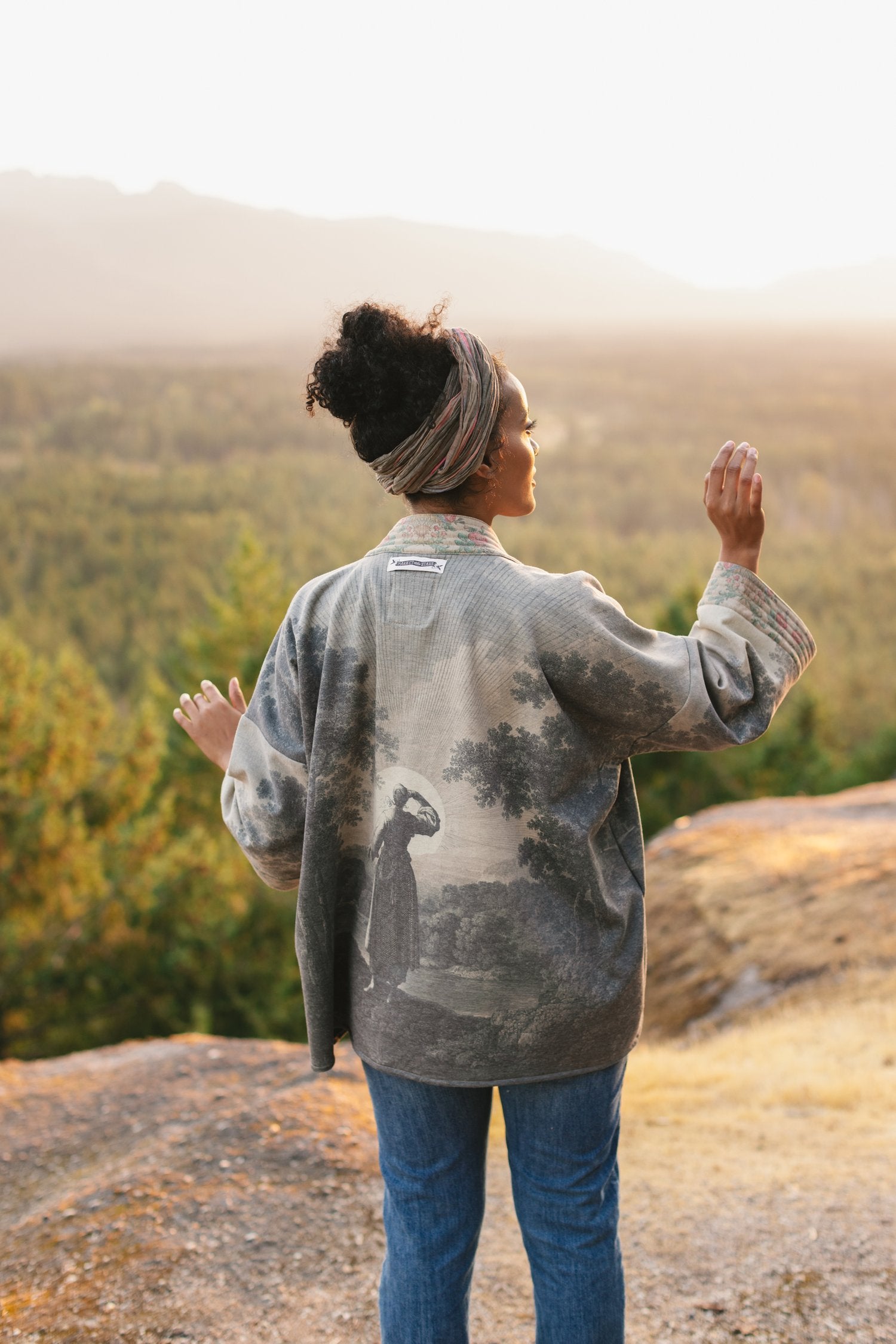 Still I Rise Fleece Jacket - Out of the Blue