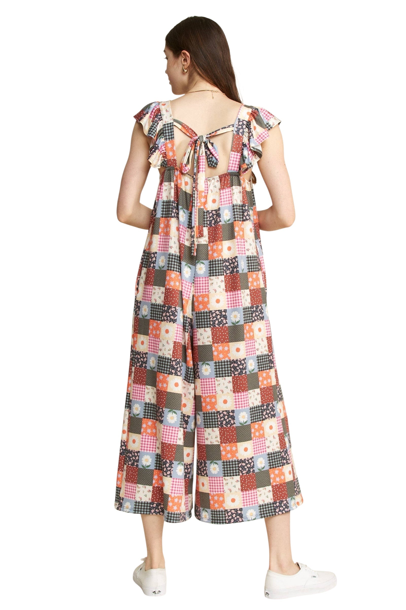 PATCHWORK JUMPSUIT