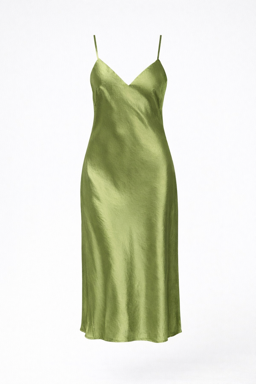 Satin Slip Dress - Out of the Blue