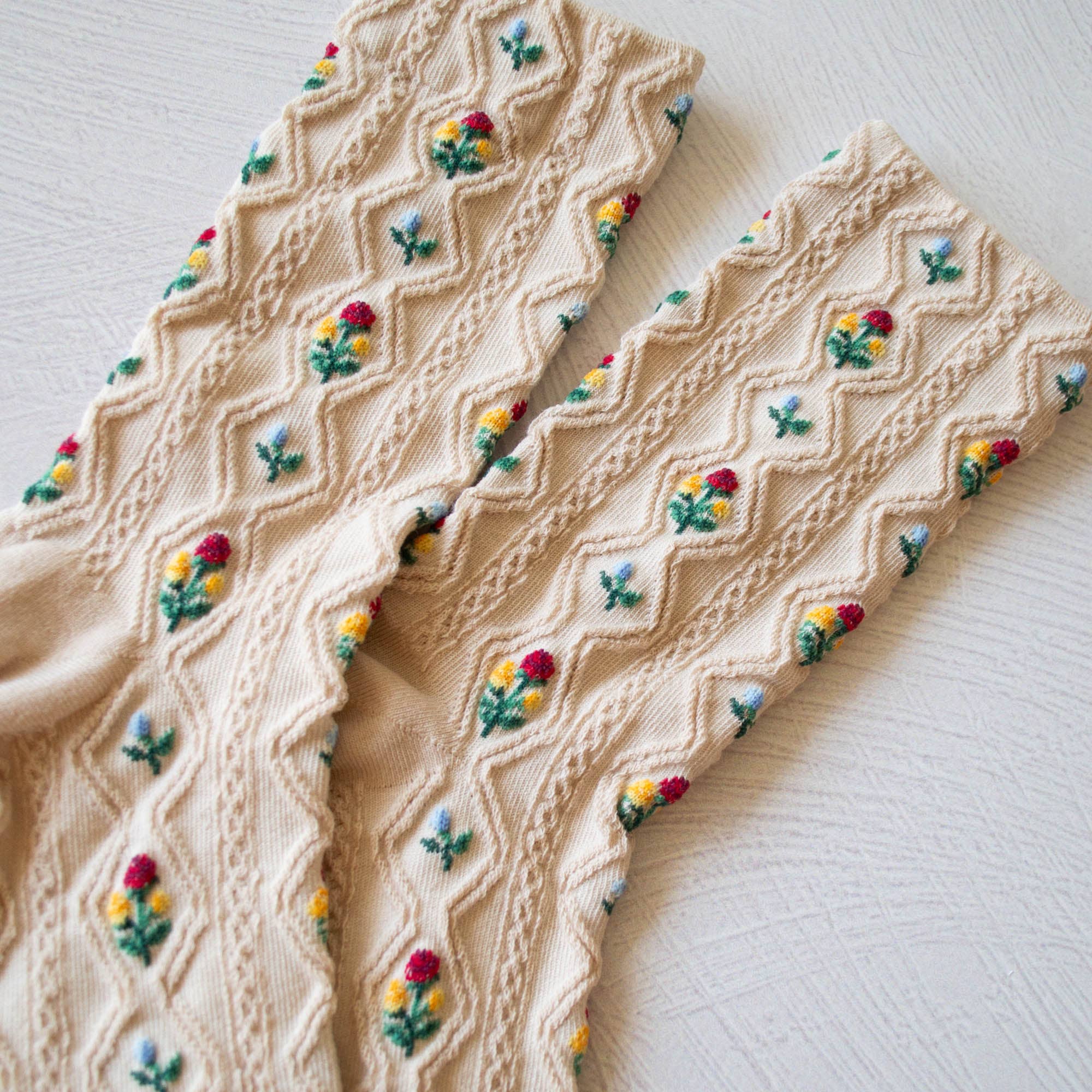 Romantic Floral Socks - Out of the Blue