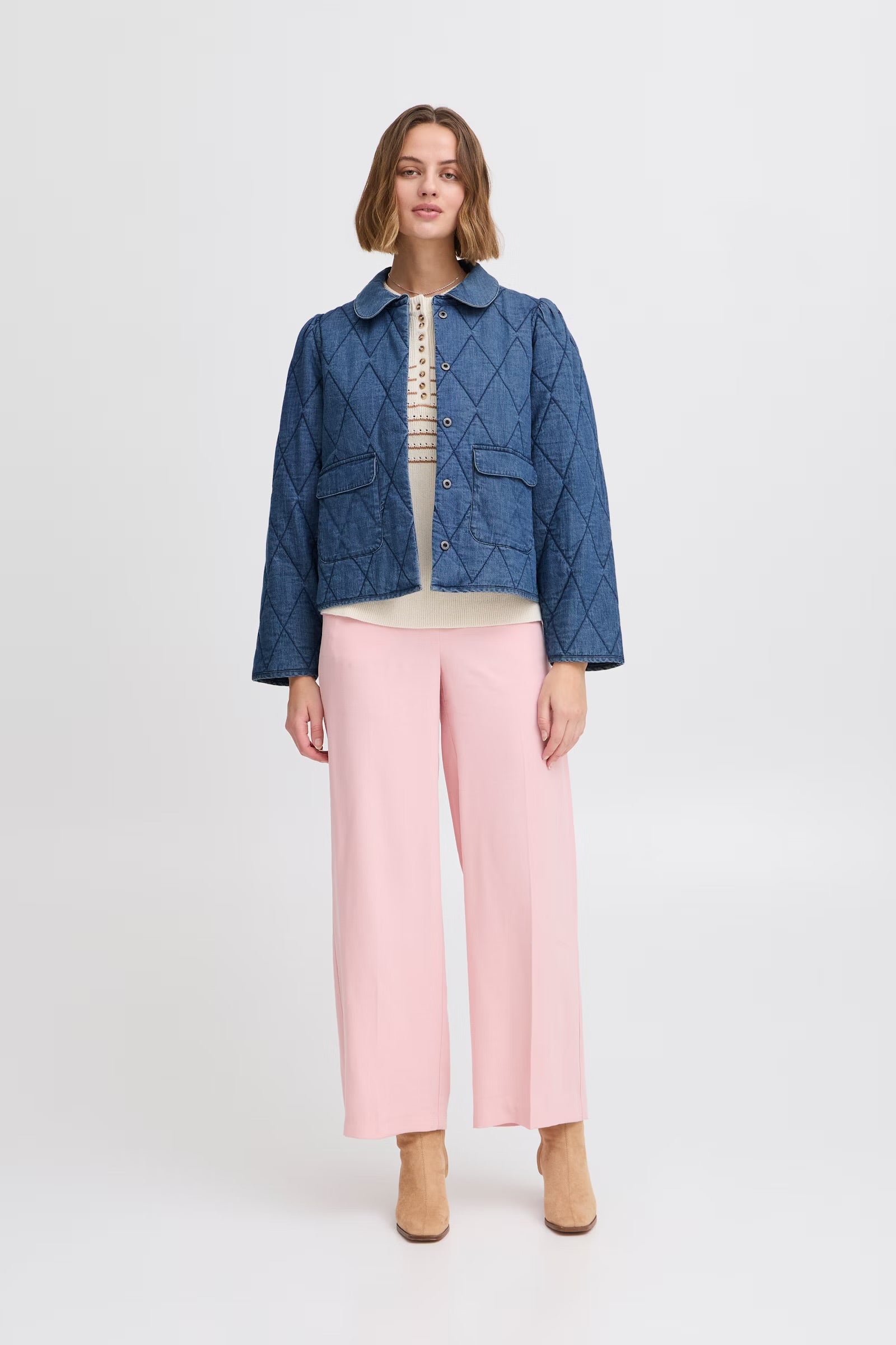 Denim Quilted Jacket