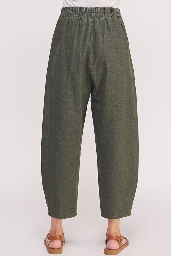 HIGH WAIST PLEATED TROUSERS - Out of the Blue