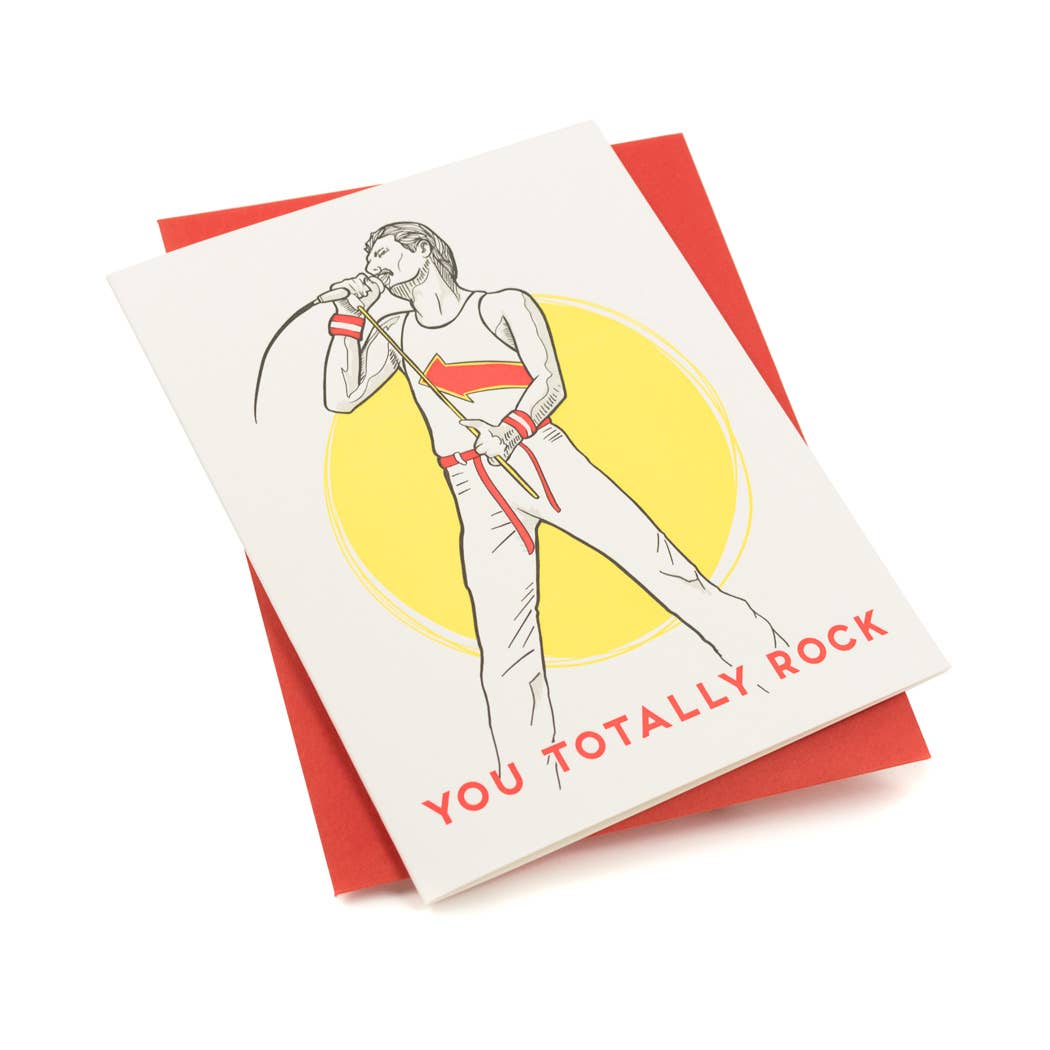 Freddy You Rock Card - Out of the Blue