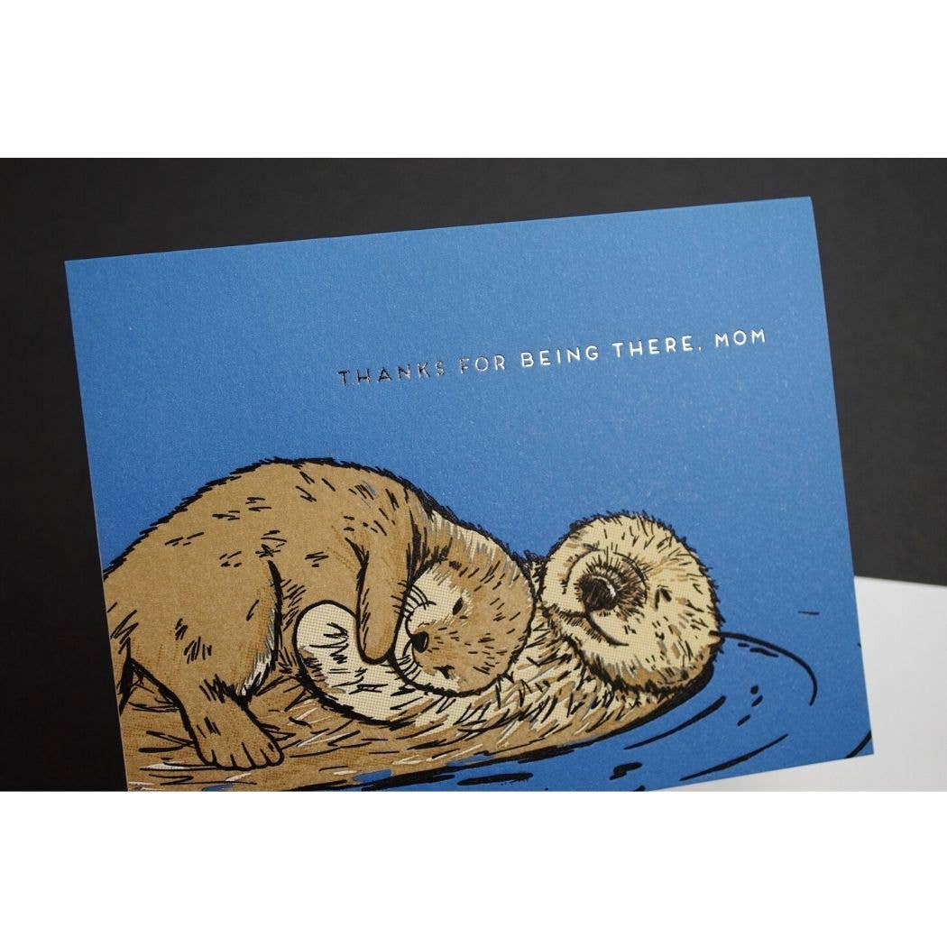 Mom Otter Card - Out of the Blue