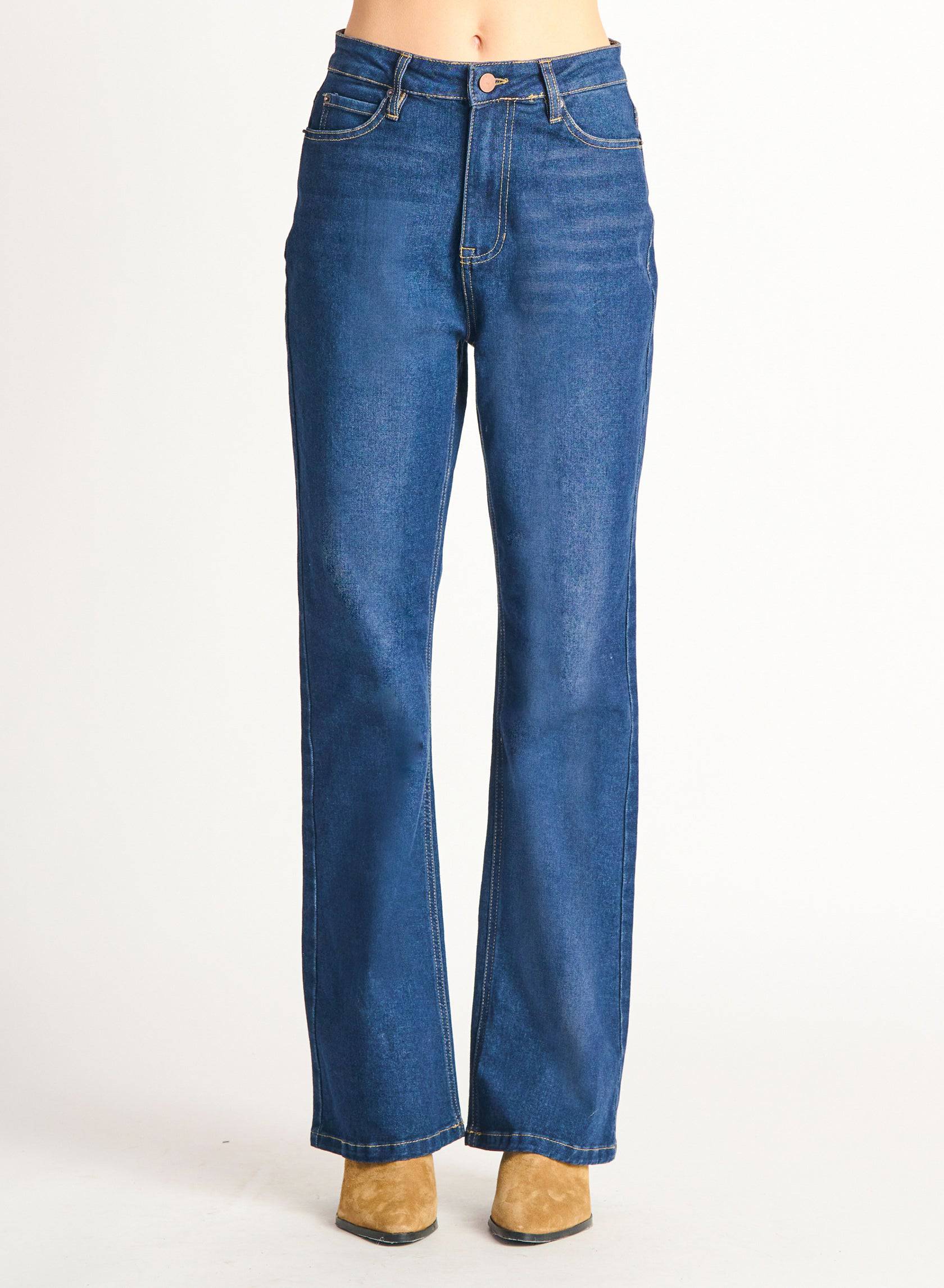 High Rise Flared Jean - Out of the Blue