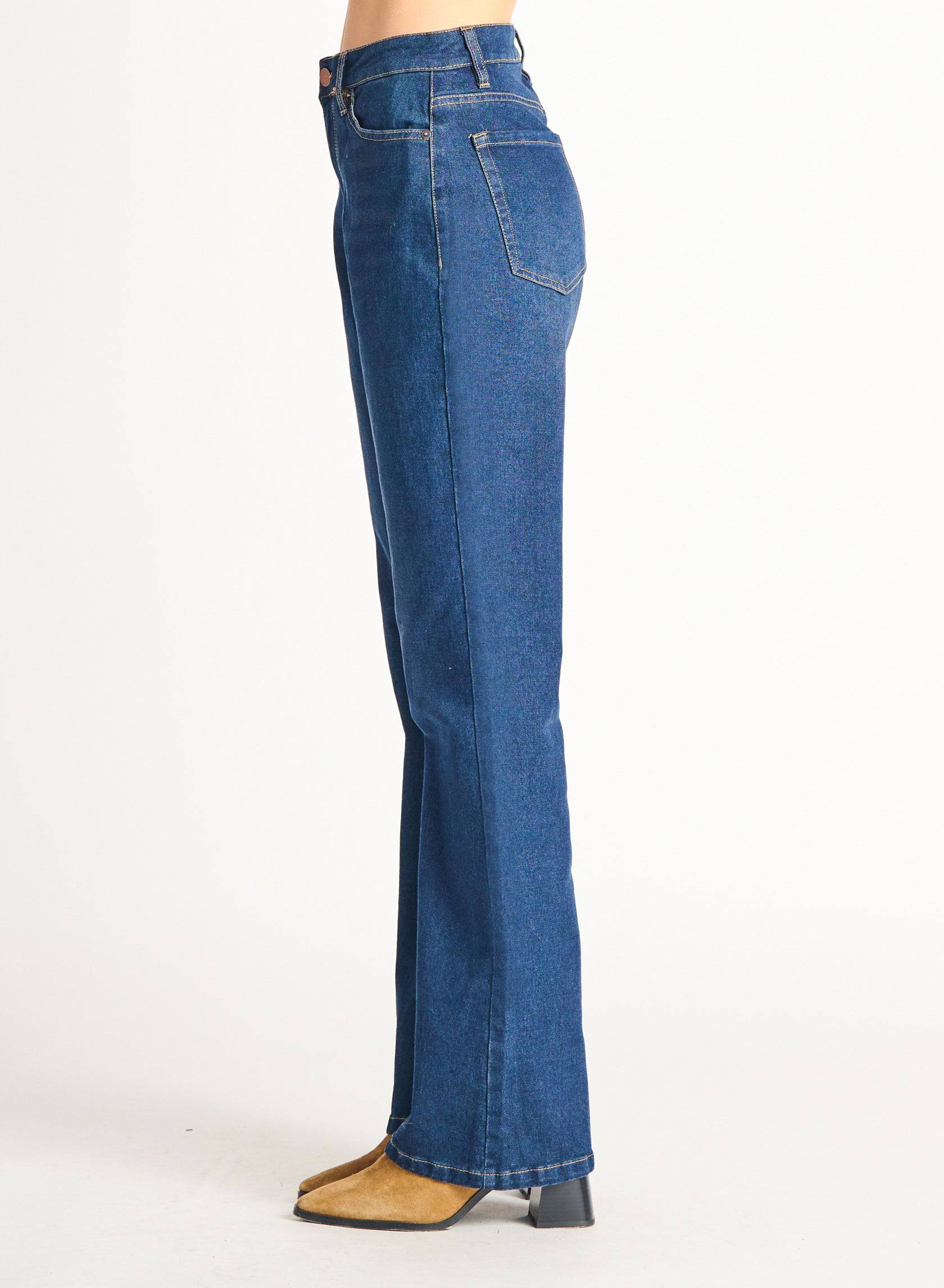 High Rise Flared Jean - Out of the Blue