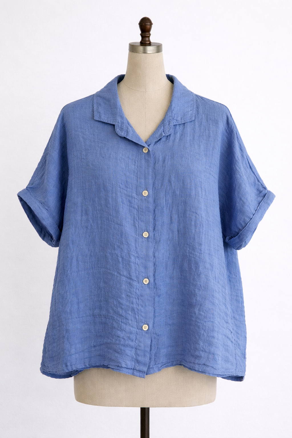 Basic Linen Shirt - Out of the Blue