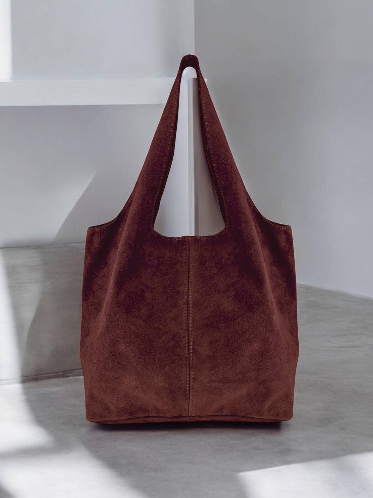 Suede Leather Shoulder Bag