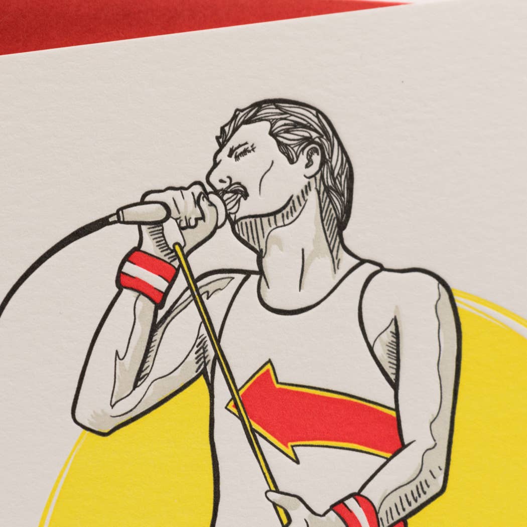 Freddy You Rock Card - Out of the Blue