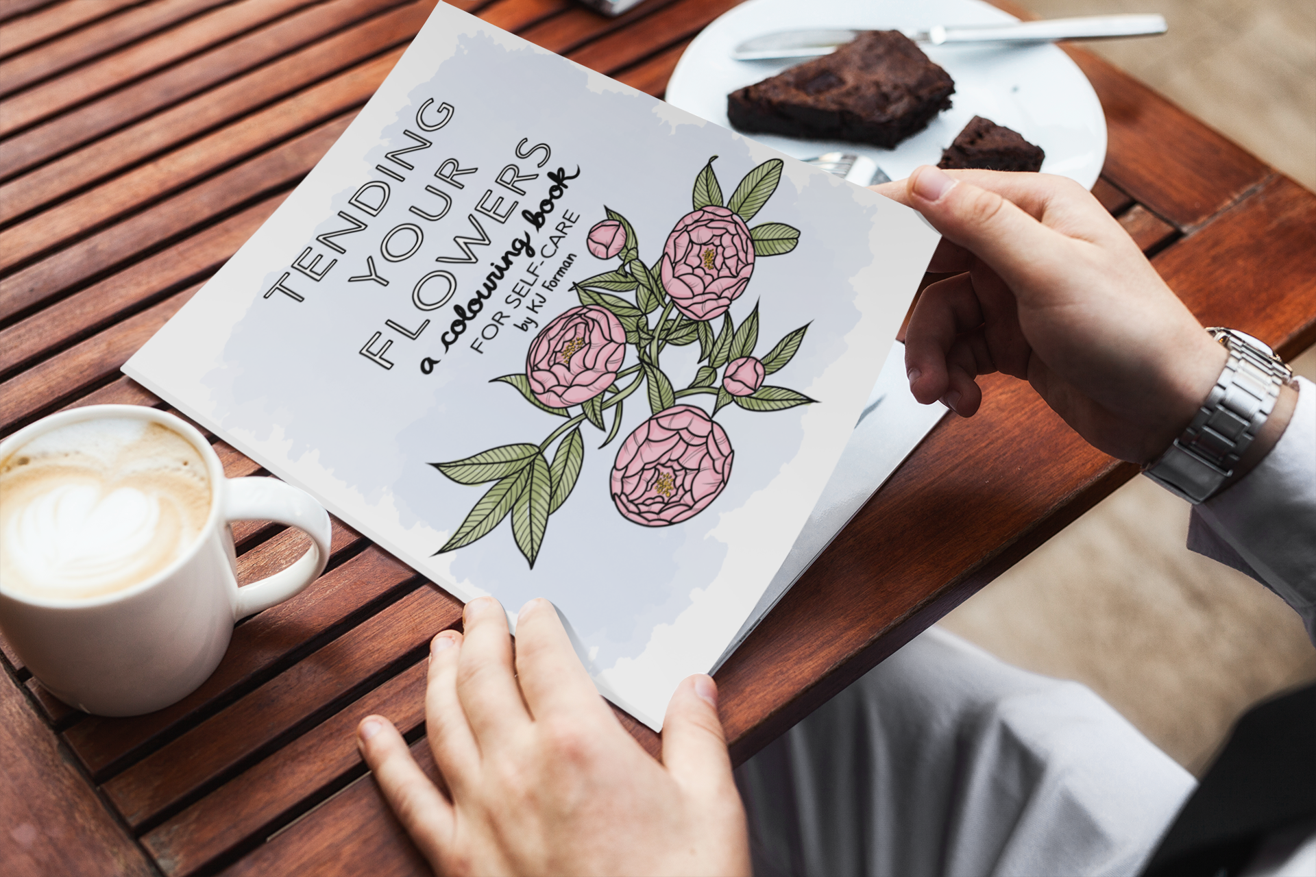 Tending Your Flowers: A Coloring Book for Self-Care - Out of the Blue