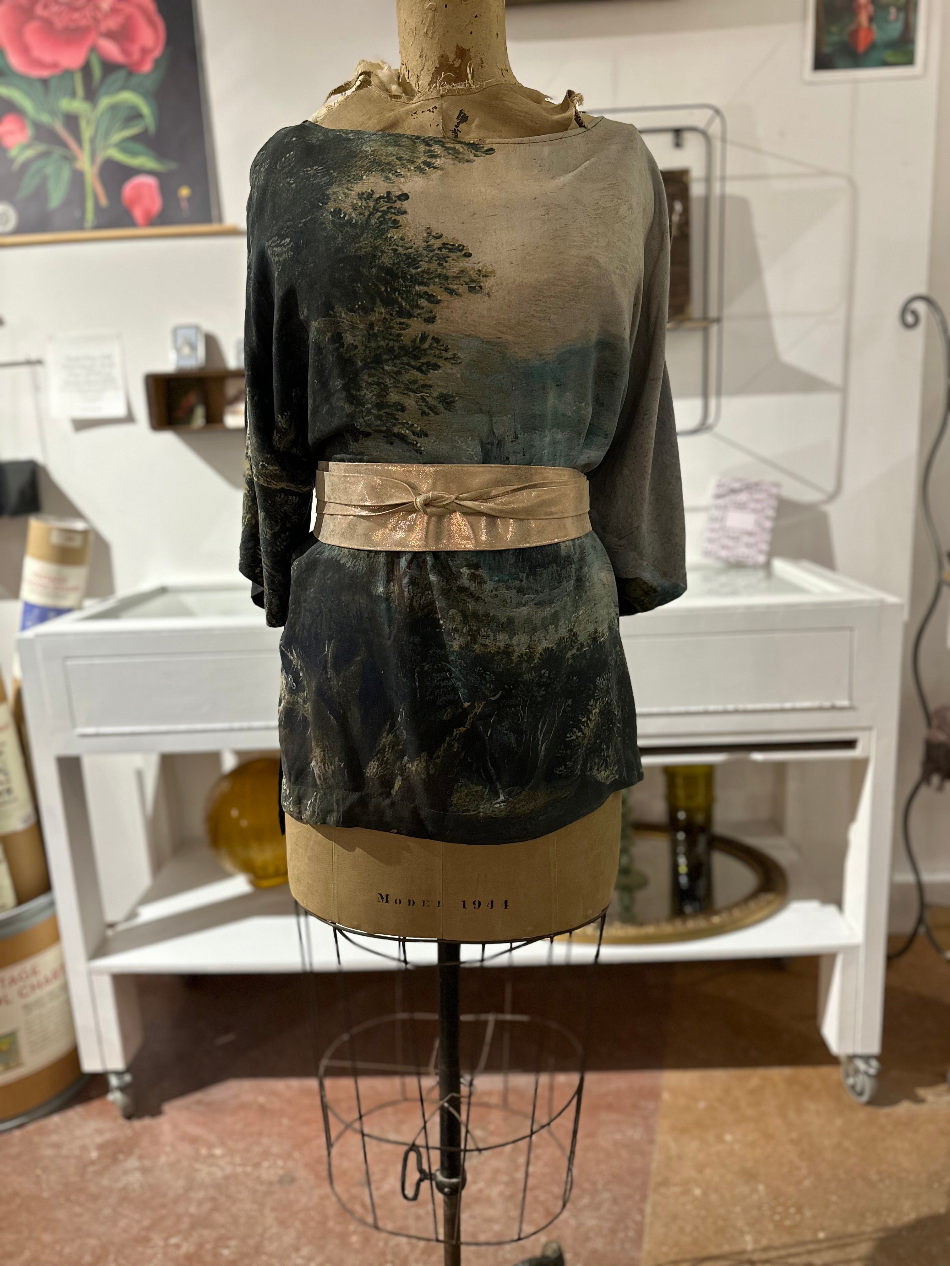 Rose Shimmer Wrap Belt - Out of the Blue