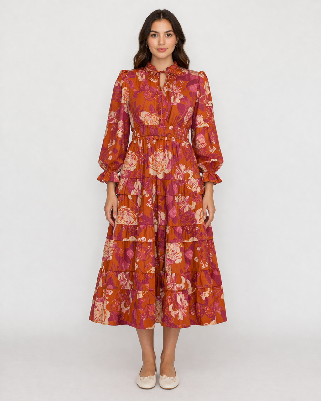 Sienna Bloom Dress - Out of the Blue