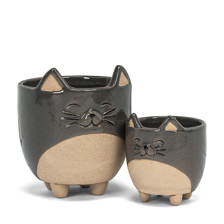 Cat Planter - Out of the Blue