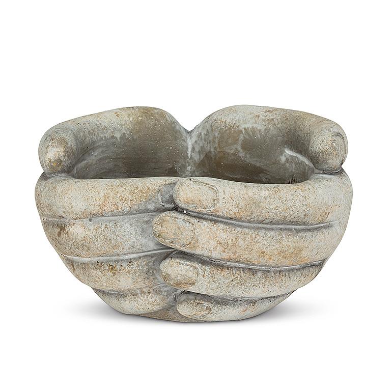 Small Cupping Hands Planter - Out of the Blue