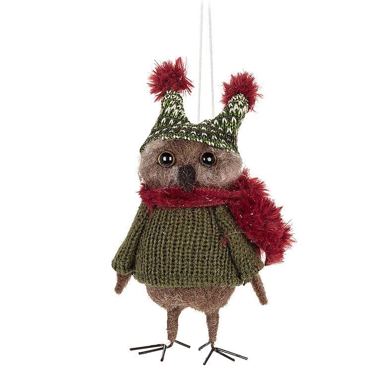 Winter Owl Ornament - Out of the Blue