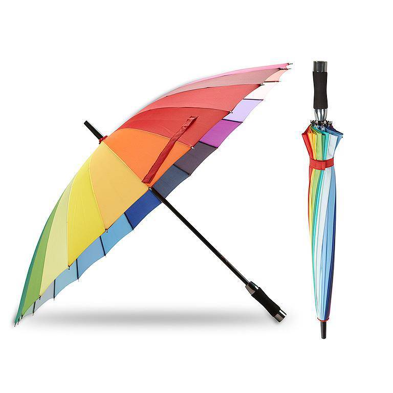 Colour Wheel Umbrella - Out of the Blue